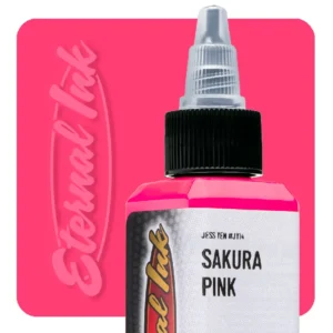 Tus Desen Eternal Ink Sakura Pink 60ml Jess Yen Eter Tattoo Supplies