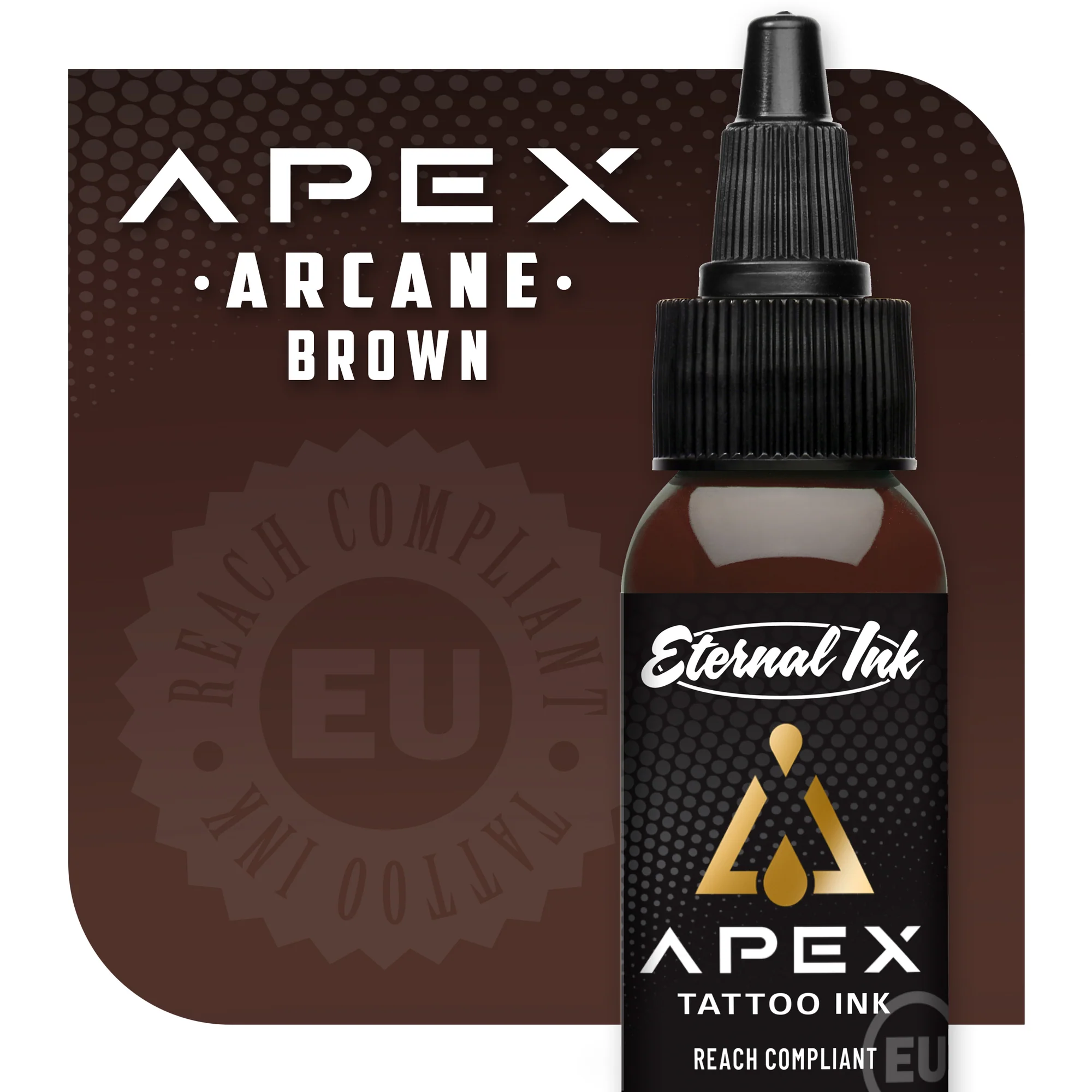 Eter Tattoo Supplies - Eternal Ink - APEX ARCANE BROWN 30ML
