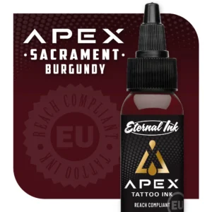 Eter Tattoo Supplies - Eternal Ink - APEX SACRAMENT BURGUNDY 30ML