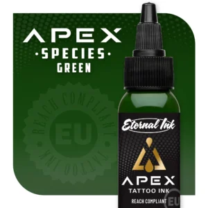 Eter Tattoo Supplies - Eternal Ink - APEX SPECIES GREEN 30ML APEX REACH