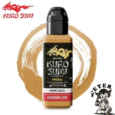 Kuro Sumi Imperial Tattoo Ink - Robe Gold (EU REACH Version)