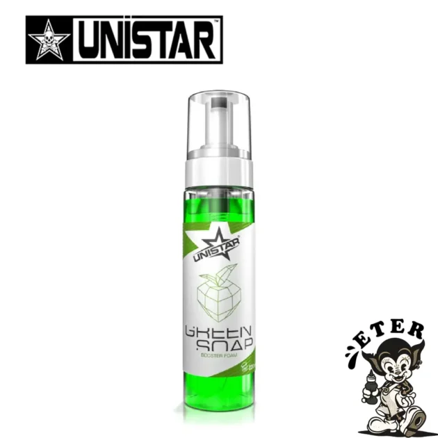 UNISTAR - Spuma Curatare Tatuaj Green Soap 200ml