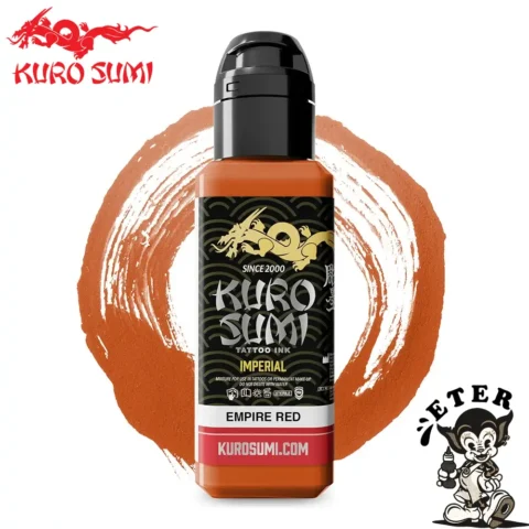 Kuro Sumi Imperial Tattoo Ink - Empire Red tus tatuaje