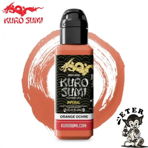 Kuro Sumi Imperial Tattoo Ink - Orange Ochre tus tatuaj