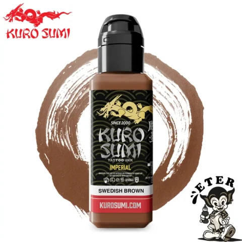 Kuro Sumi Imperial Tattoo Ink - Swedish Brun tus tatuaj