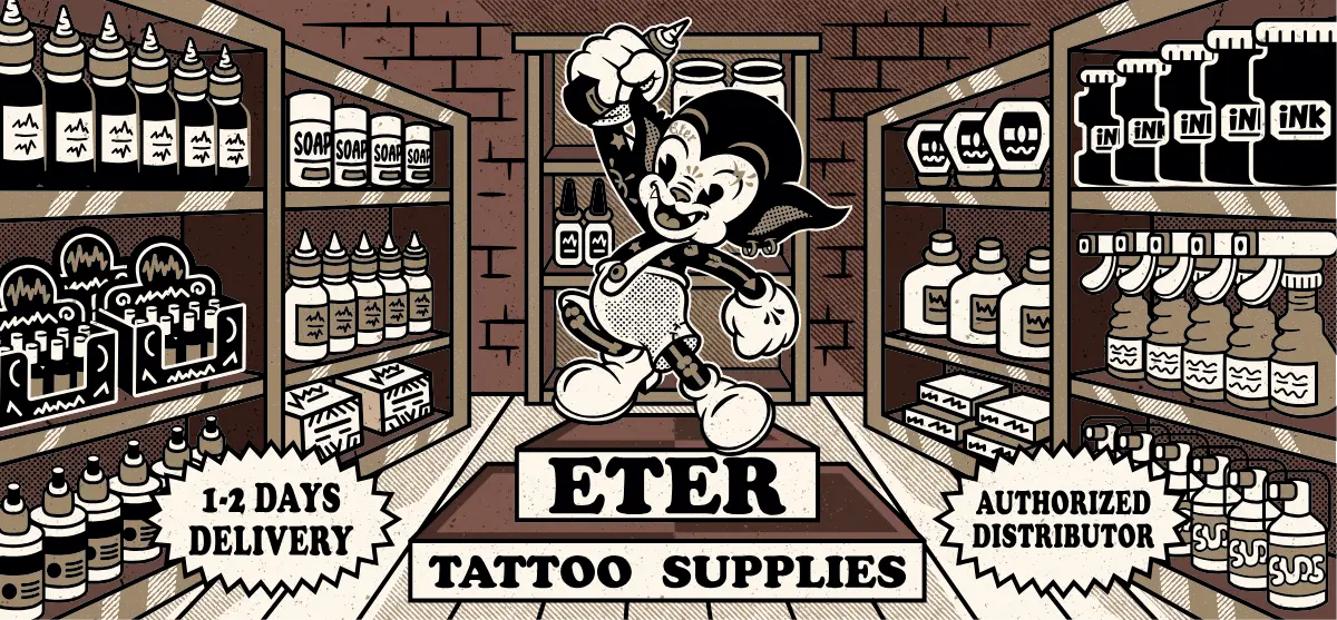 Eter Tattoo Supplies Home Desktop Banner