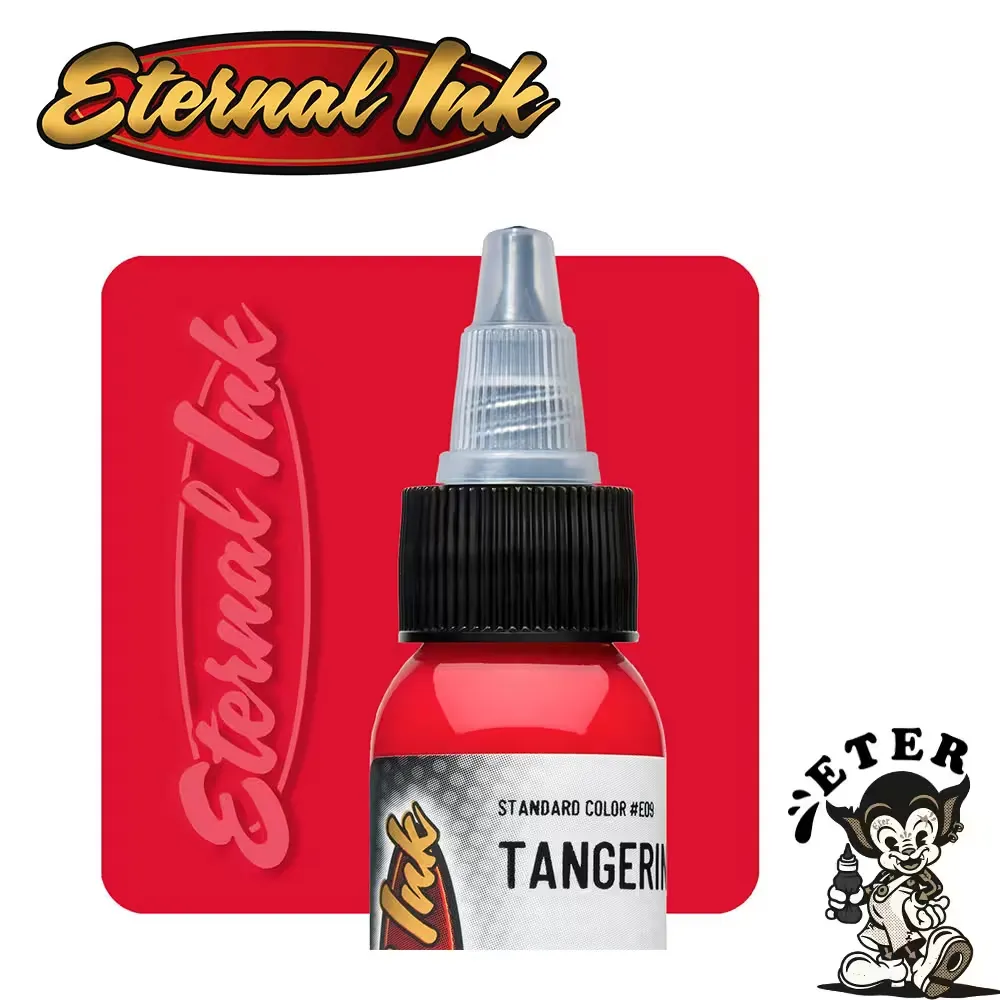 Tus Tatuaj Eternal ink 13ml 30ml 60ml 120ml EterTattoo Supplies - Tattoo Ink - tangerine