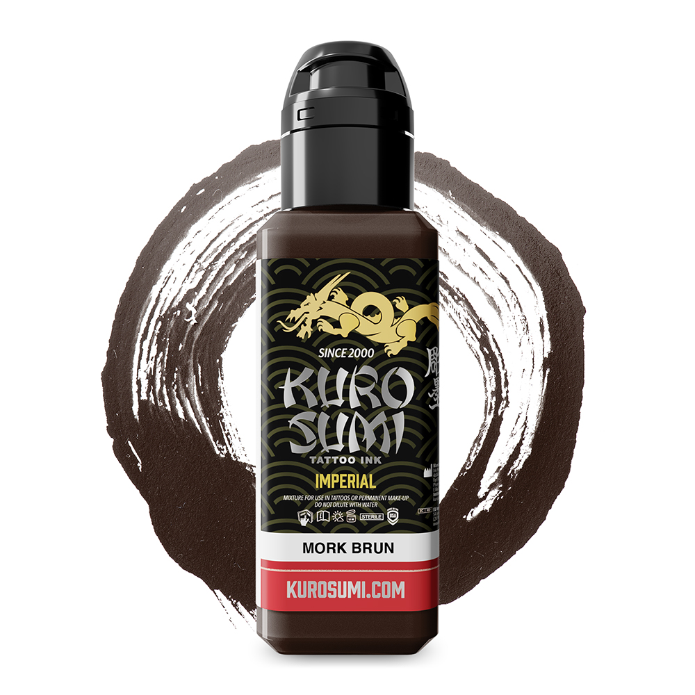 Kuro Sumi Imperial Tattoo Ink - Mork Brun tus tatuaje