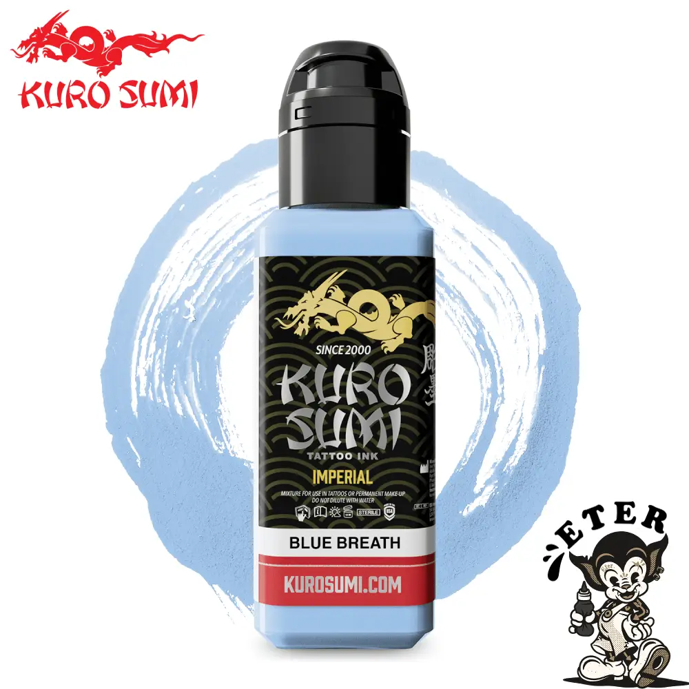 Kuro Sumi Imperial Tattoo Ink - Blue Breath