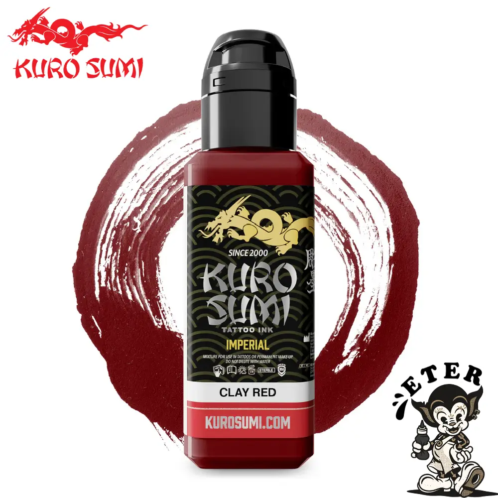Kuro Sumi Imperial Tattoo Ink - Clay Red
