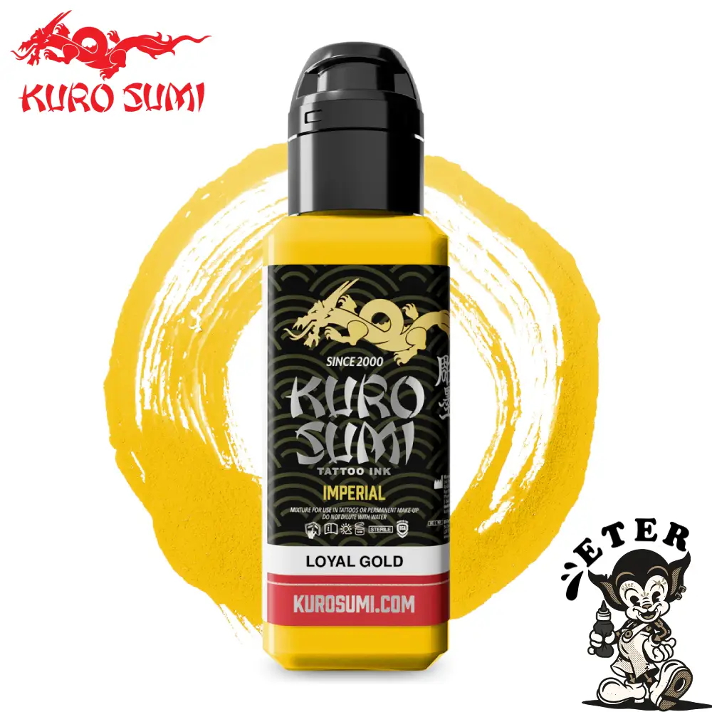 Kuro Sumi Imperial Tattoo Ink - Loyal Gold