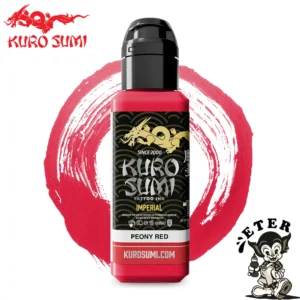 Kuro Sumi Imperial Tattoo Ink - Peony Red tus tatuaj
