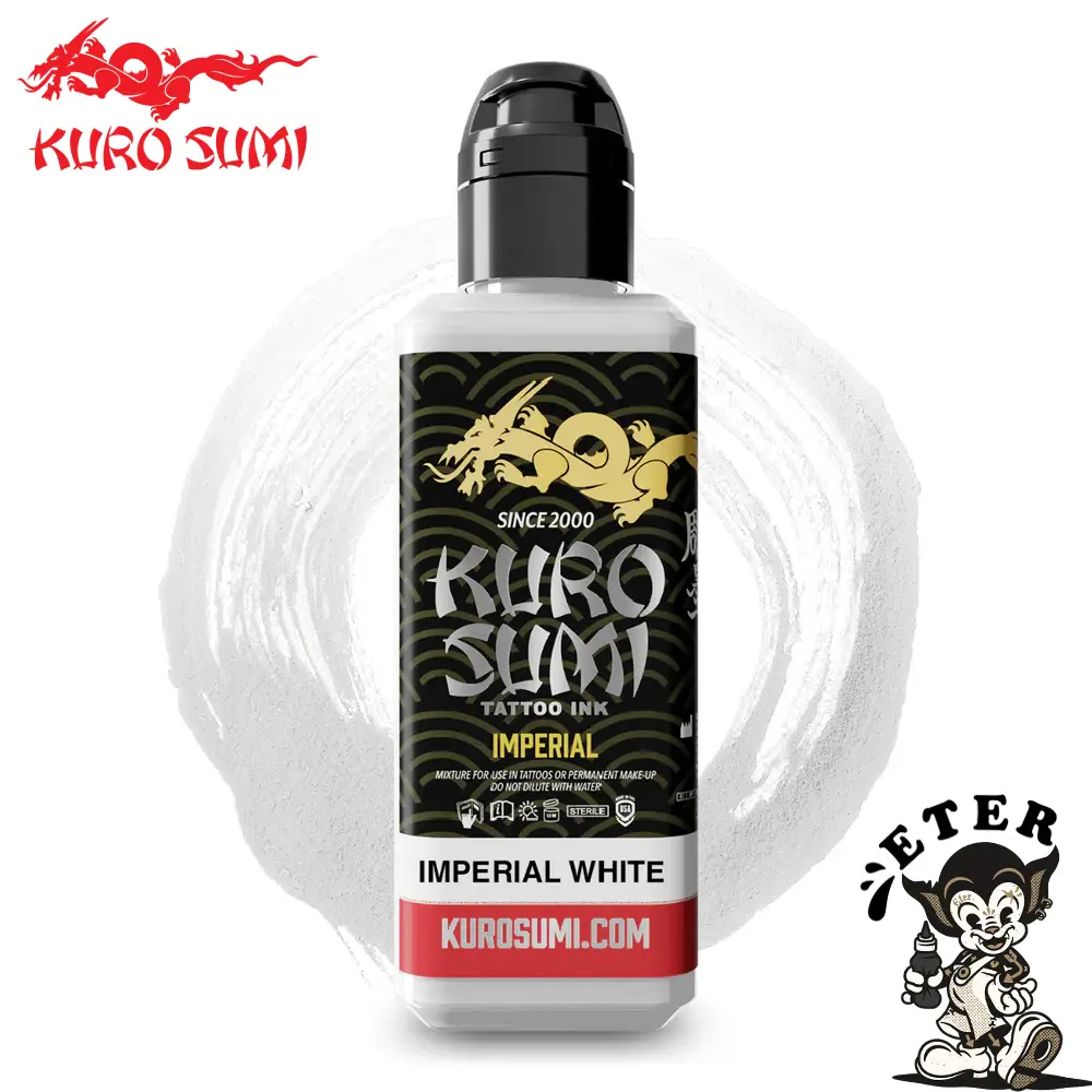 Kuro Sumi Imperial Tattoo Ink - White
