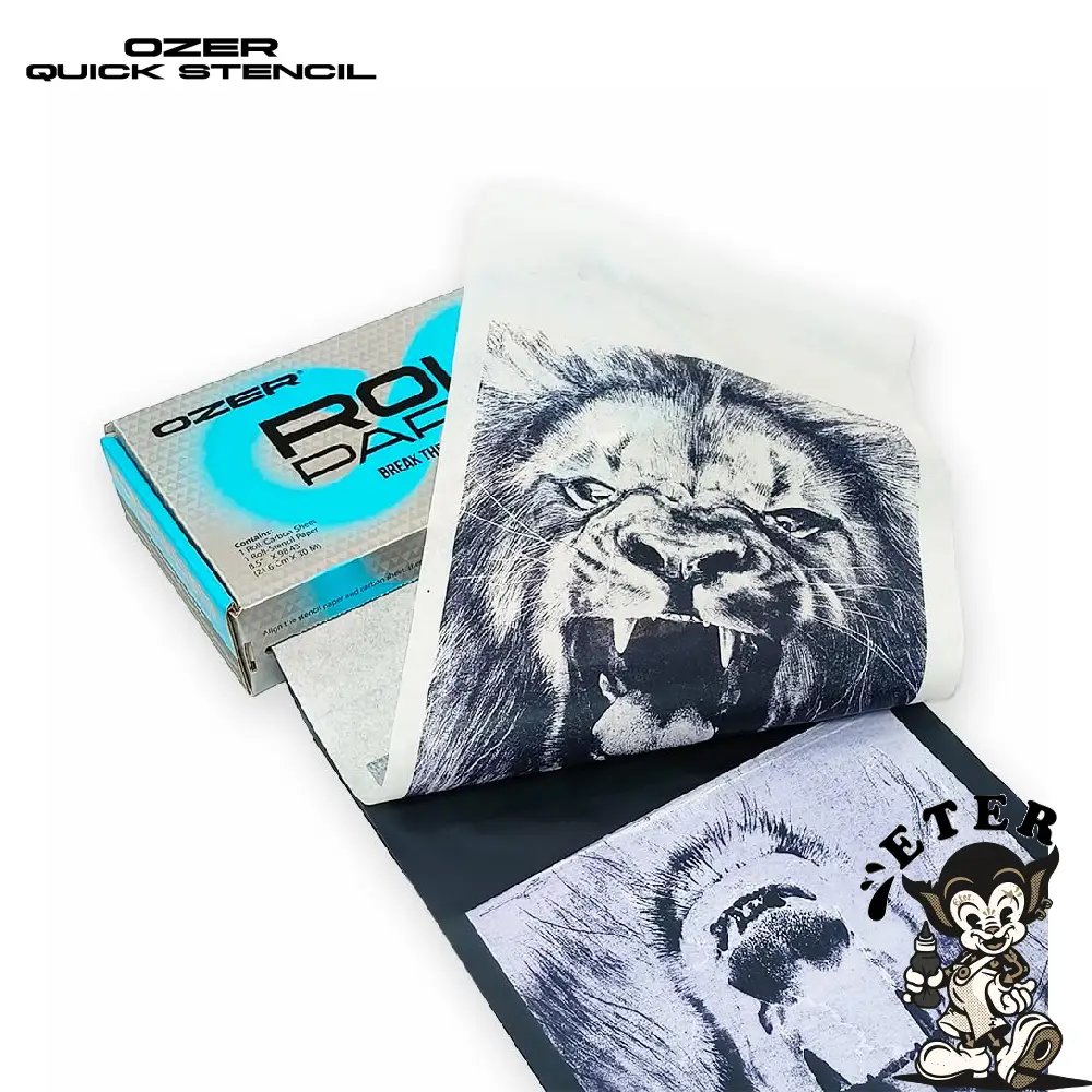 OZER - Rola Foaie Transfer Termic 21.6cm x 30m - imagine 3