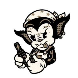 ALfie with a tattoo cartridge in his hand