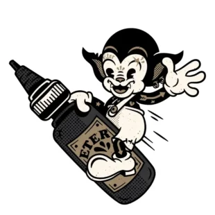 Cerneala si tusuri pentru tatuaje