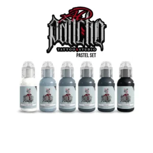 World Famous Tattoo Ink Tus Tatuaj Ad Pancho Set