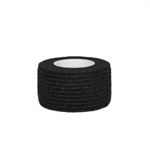 Bandaj Elastic Grip Wrap Autoadeziv - Negru, 2.5cm
