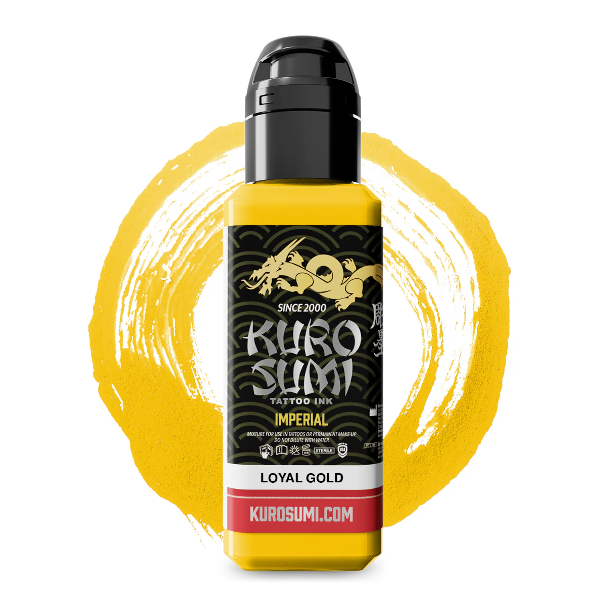 Kuro Sumi Imperial Tattoo Ink - Loyal Gold