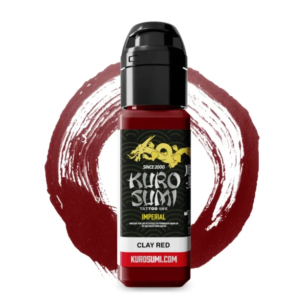Kuro Sumi Imperial Tattoo Ink - Clay Red - imagine 2