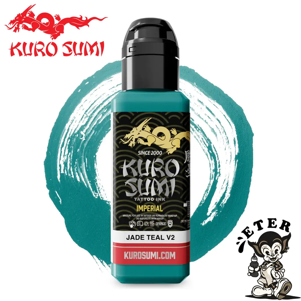 Kuro Sumi Imperial Tattoo Ink - Jade Teal v.2