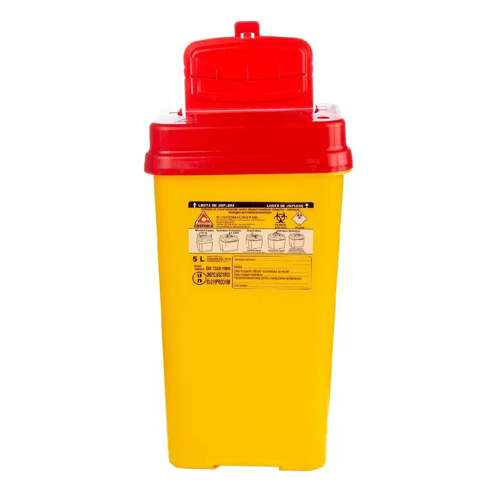 CUSTODIA - Recipient Polipropilena/Carton Deseuri Intepatoare - imagine 4